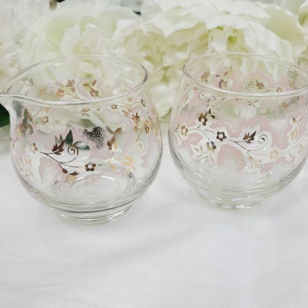 Vintage Creamer and Sugar Set